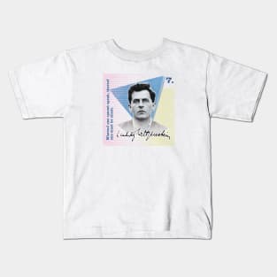 Philosophy. Ludwig Wittgenstein Kids T-Shirt